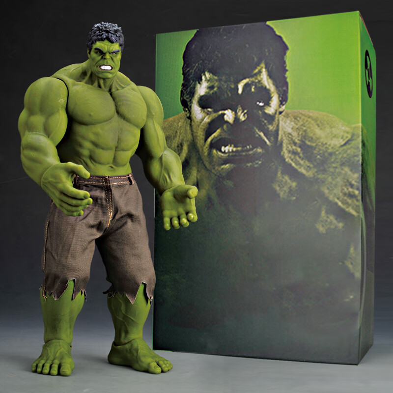 复仇者美队4联盟大号绿巨人玩具动漫模型的 绿巨42厘米