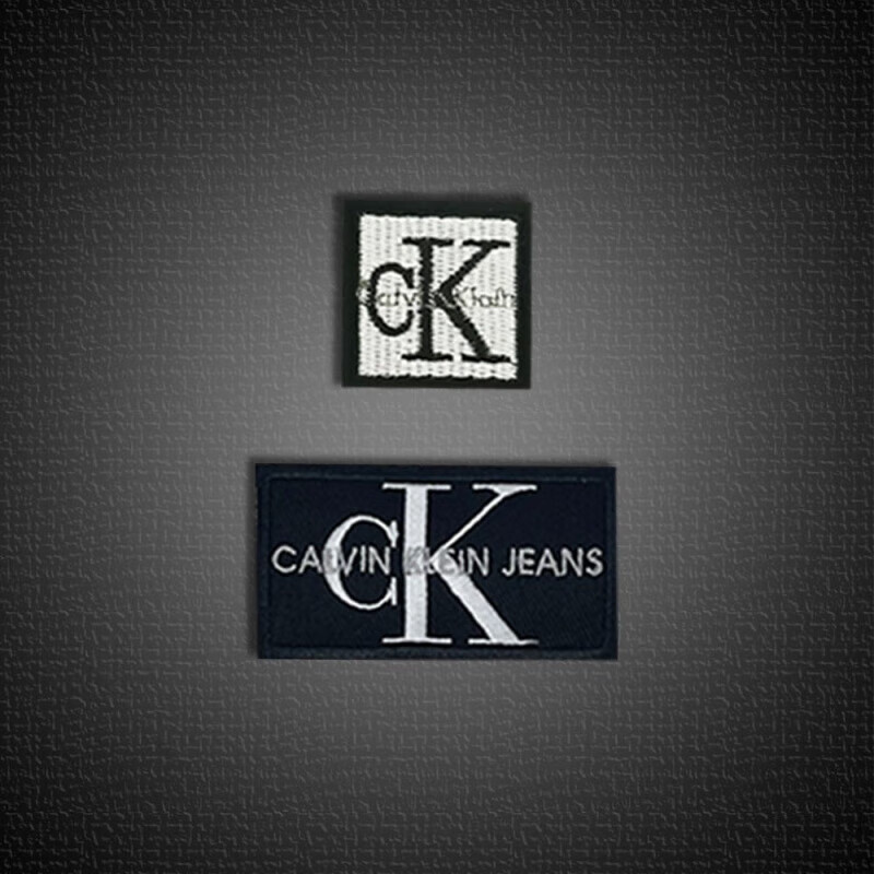 补衣服的补丁贴高端原装刺绣布贴时尚logo徽章装饰补丁贴标衣服熨 pm款式2-熨烫/缝纫(2个装)