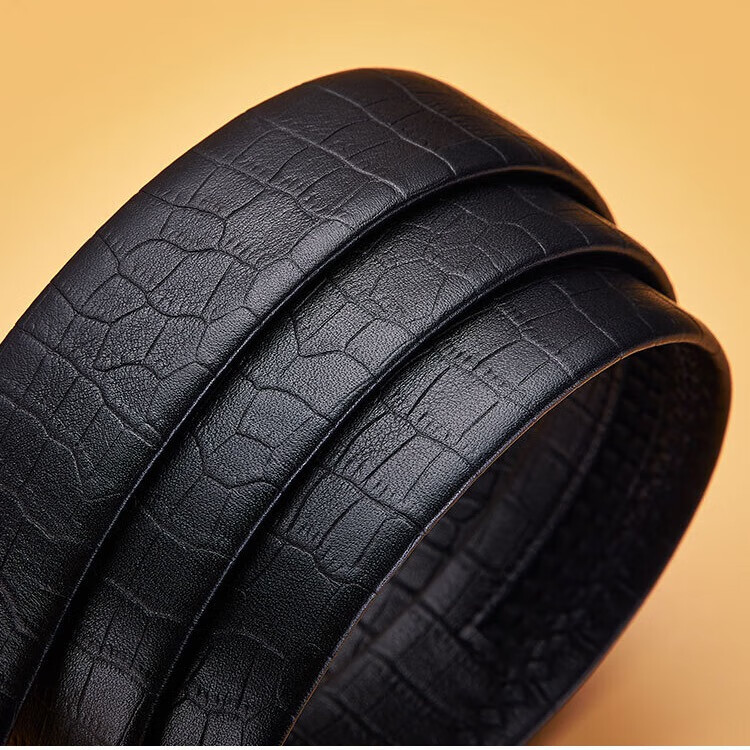 FALAMAONE法莱阿玛尼皮带男真皮2026新款男士腰带商务休闲自动扣牛皮裤腰带 指定尺码/写贺卡/枪色【专柜礼盒】 120cm 改尺寸联系客服或下单备注