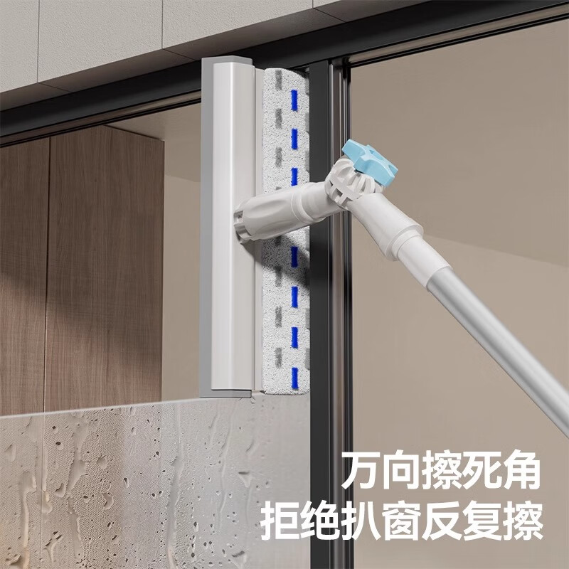 苏力达擦玻璃神器新款高层窗外专用家用洗窗户家政保洁双擦窗清洁工具刮 【擦窗神器】+擦玻璃抹布*3