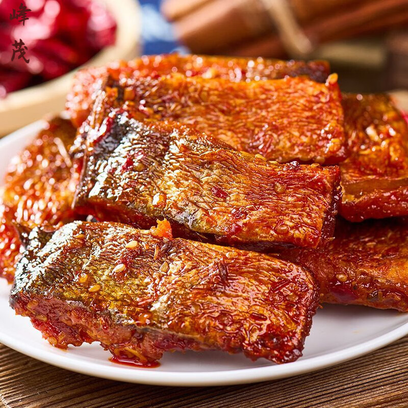 鑫香龙湖南特产香辣鱼排休闲追剧下酒零食解馋办公室开袋即食 爆辣鱼