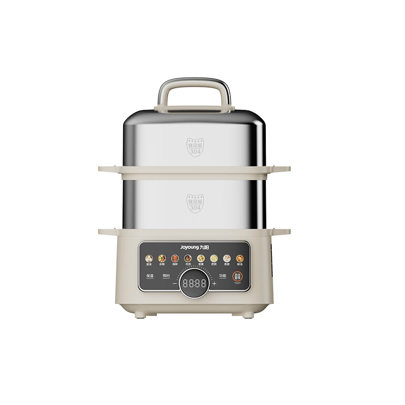 九陽(yáng)(Joyoung)電蒸鍋12L大容量電煮鍋電火鍋多用途鍋家用多功能智能蒸包子蒸螃蟹鍋兩層大容量GZ995