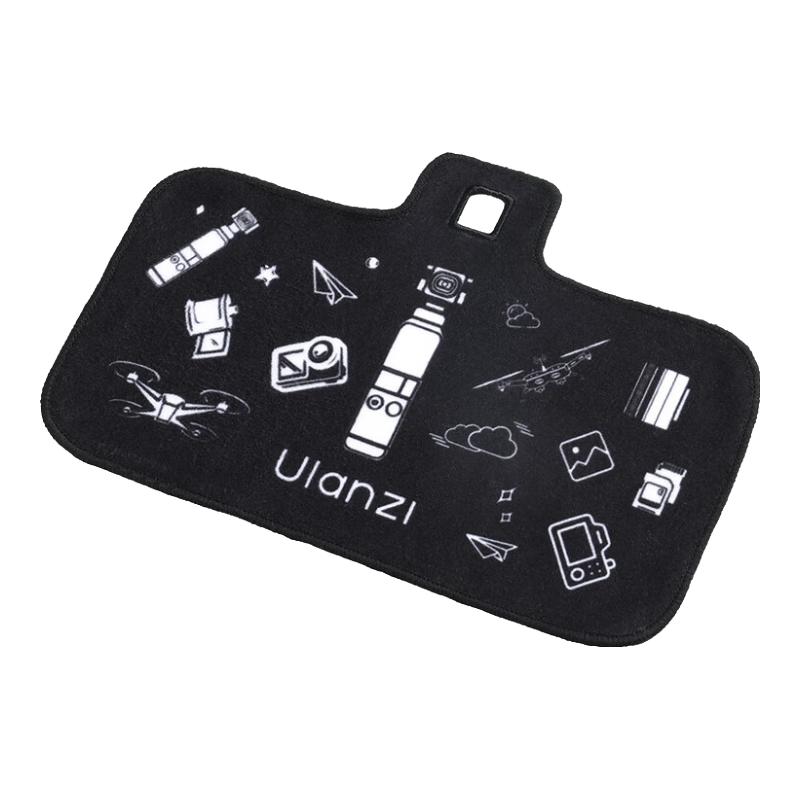 ulanzi【優(yōu)籃子】Pocket3魔術(shù)布百折布運動(dòng)相機配件斜挎肩帶掛繩保護套內膽包防丟繩便攜收納包 【綠色】Pocket3魔術(shù)抱抱布（含肩帶手繩）