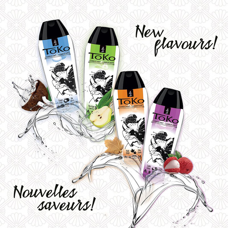 shunga春画加拿大进口人体润滑剂果味润滑液夫妻房事润滑油情趣用品 荔枝味165ml