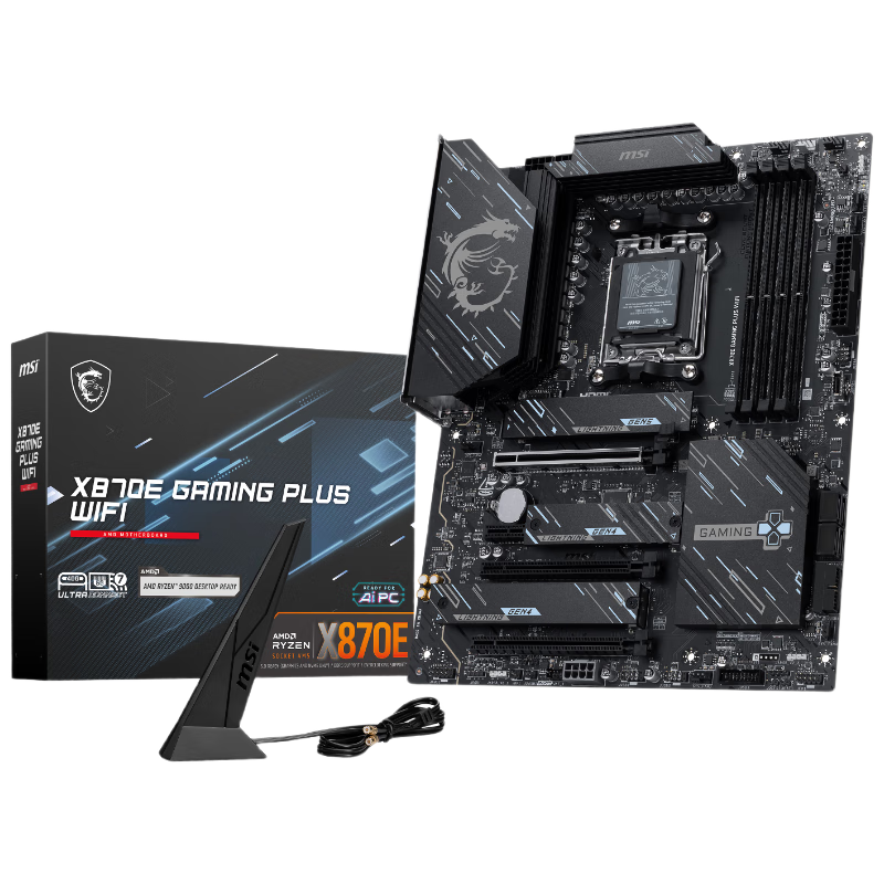 ΢ǣMSIX870E GAMING PLUS WIFI ֧CPU 9900X3D/9950X3D/9800X3D(AMD X870/socket AM5)