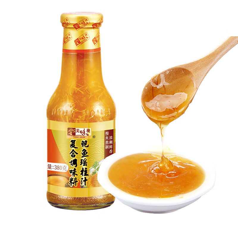 美味棧（YUMMY HOUSE）香港瑤柱鮑魚(yú)汁380g調味汁醬料撈飯拌面炒菜 鮑魚(yú)瑤柱汁380g