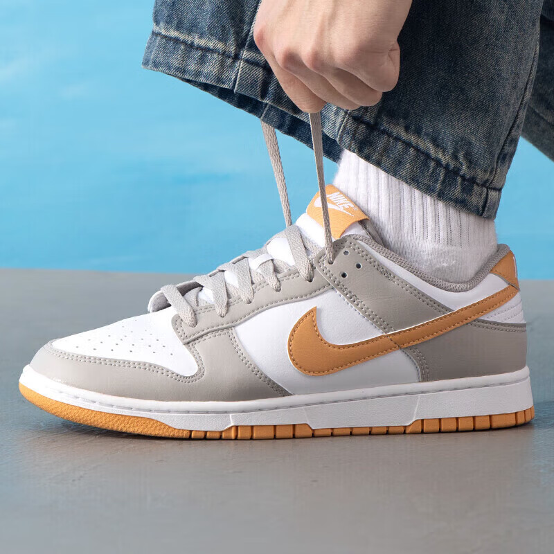 �Ϳˣ�NIKE����Ь�ٷ�25�¿��˶�ЬDunk Low��ĥ���͸���Ͱ��Ь HF5441-110 40.5