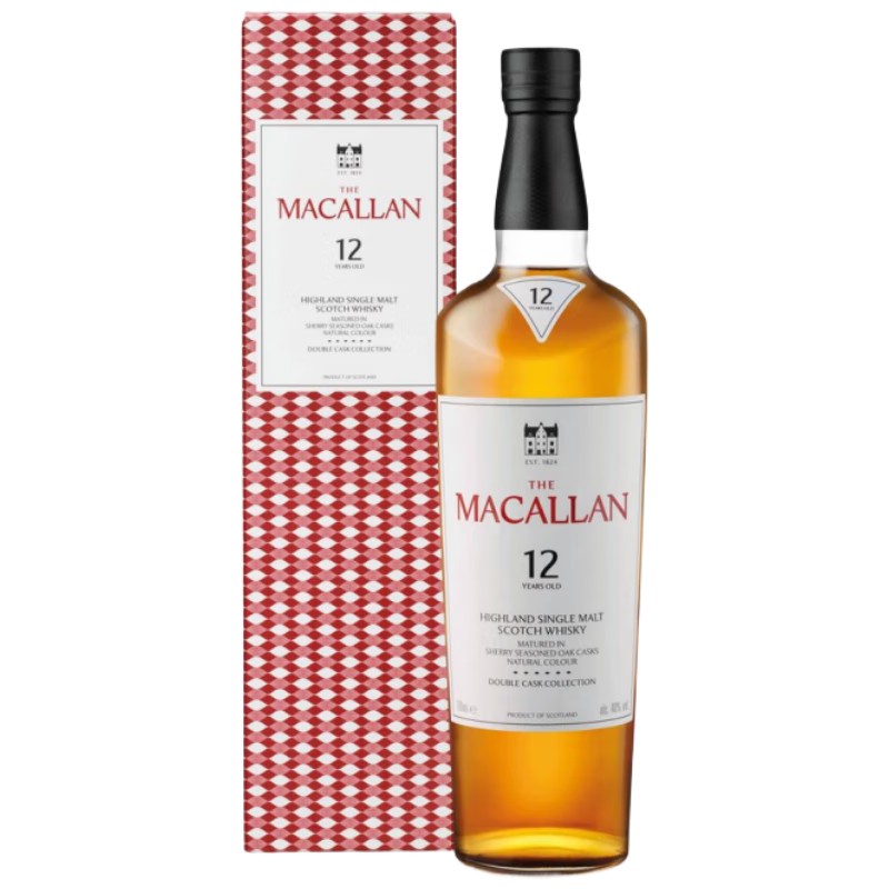 Macallan/���� 12��˫ѩ��Ͱ��һ��ѿ��ʿ�� ��� 700ml 1ƿ