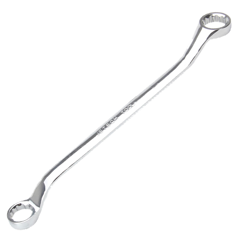 捷科(JETECH)雙頭梅花扳手 S型呆扳手 單支鏡面拋光扳子 汽修機修工具5.5-50mm OFSF16-18 16/18mm