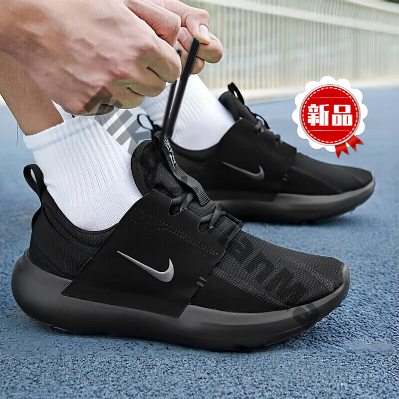 耐克（NIKE）2025款男鞋 新款运动鞋时尚E-SERIES耐磨轻便跑步健身训练休闲鞋 黑武士/新款上市 42.5 (270mm)