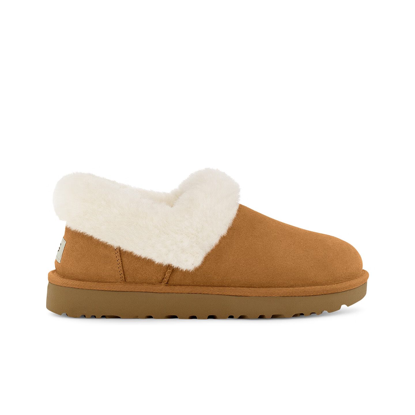 UGG秋季女士时尚舒适茸茸毛圈口平底休闲乐福鞋懒人毛毛鞋1119002 CHE | 栗色 38