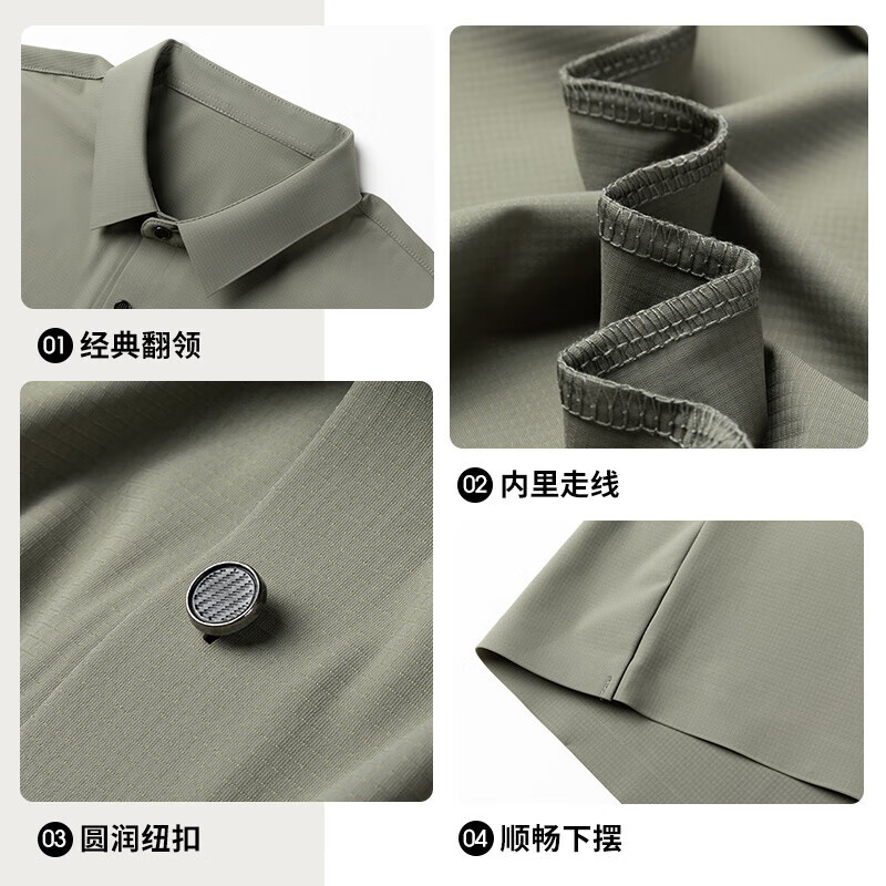 雅鹿父亲节礼物实用送爸爸夏季套装短袖t恤男冰丝polo运动中老年衣服 藏青色-套装【短袖+长裤】 XL /180【推荐140斤-155斤】