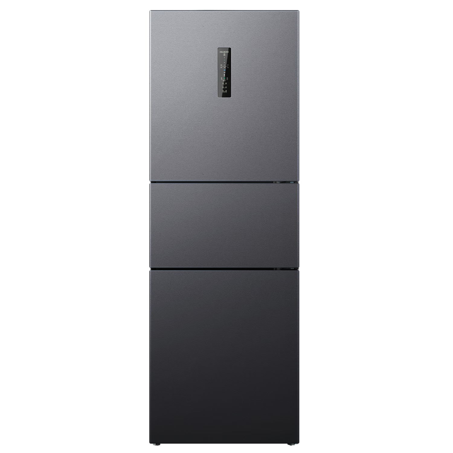 美菱离子净272L三门冰箱一级能效双变频宽幅变温风冷无霜宿舍租房小户型典雅灰BCD-272WP3CX国家补贴