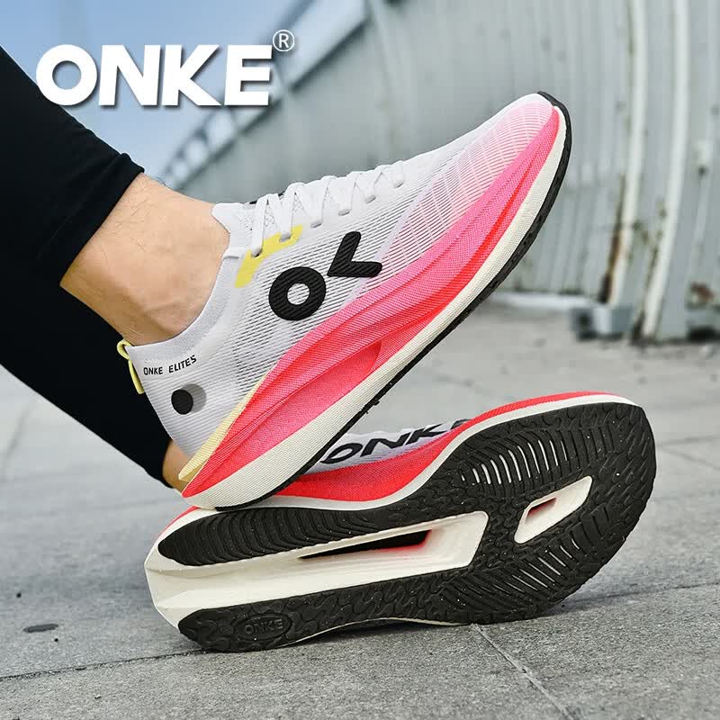 ONKE新款运动鞋女鞋春季透气轻便网面防滑减震健身休闲运动跑步鞋男 朝日 男女款 40
