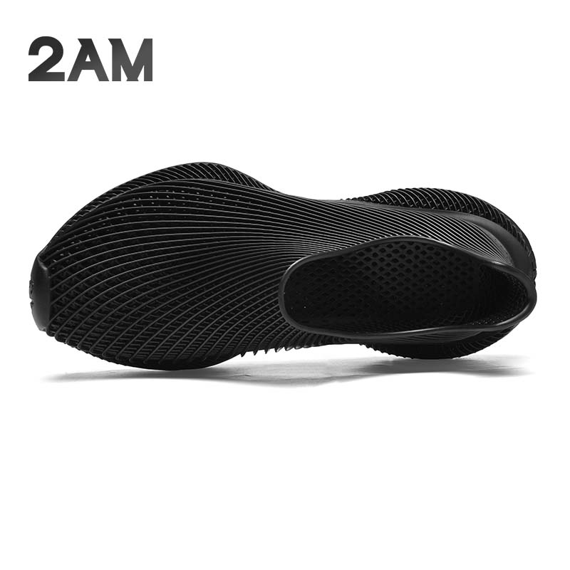 2AM· EVOLVE 4D一体成型休闲鞋透气运动健步鞋春夏款3D打印鞋 石墨黑 39