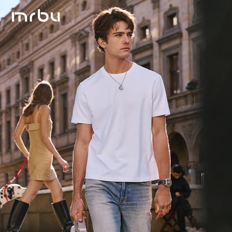 Mr.Bu�������½������޶���T����ʿ��������С��T���ļ��������ɫ�·� ���⴩��T����ɫԲ�� M (170) 49Ԫ