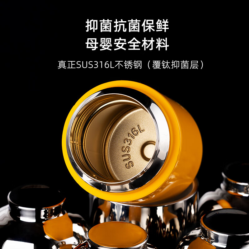 尚明焖茶杯钛便携快客杯户外旅行焖泡保温杯家用焖泡茶水杯教师节礼物 宝绿色【亮漆款】 160ml