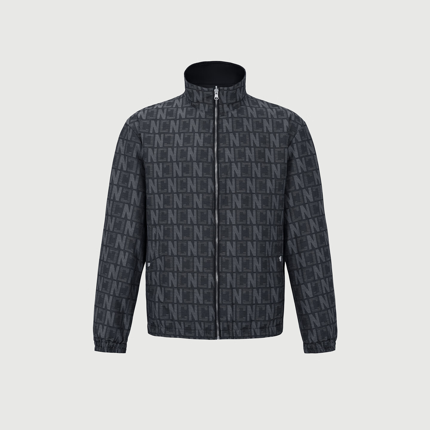 C'N'CCNC【奢侈品衣服】双面穿夹克25秋新款男装立领外套防风上衣 黑色 46 /(165/84A)