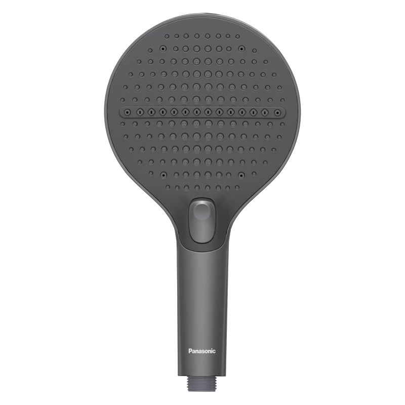 松下（Panasonic）手持按摩花洒加大多孔微增压家用浴室洗澡淋浴单喷头C5深枪灰