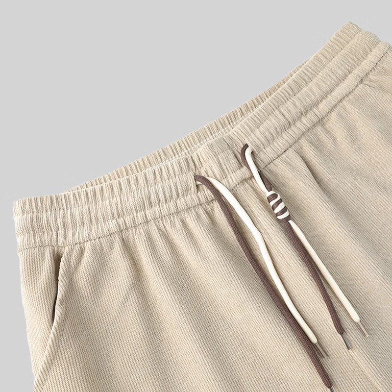 JEANSWEST LIFE真维斯新款休闲裤春秋季直筒长裤简约潮流百搭运动裤子 黑色 (灯芯绒款式) XL (版型偏小建议拍大一码)