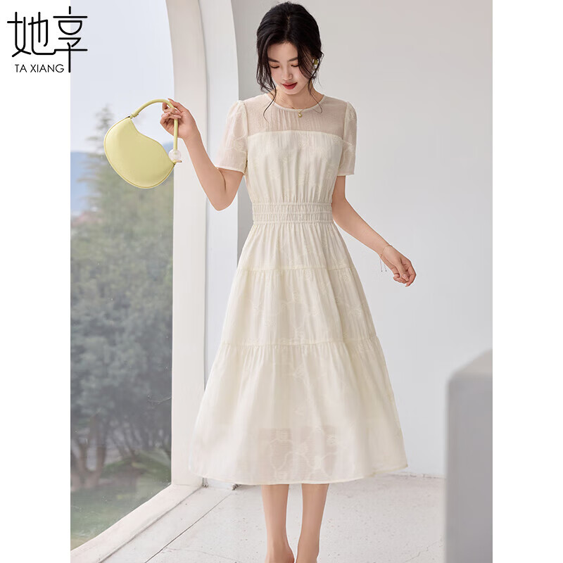 ������������ȹŮ��ɫѩ�����г�ȹԲ��ƴ����������a��ȹ�� T52Q080172.1Ԫ