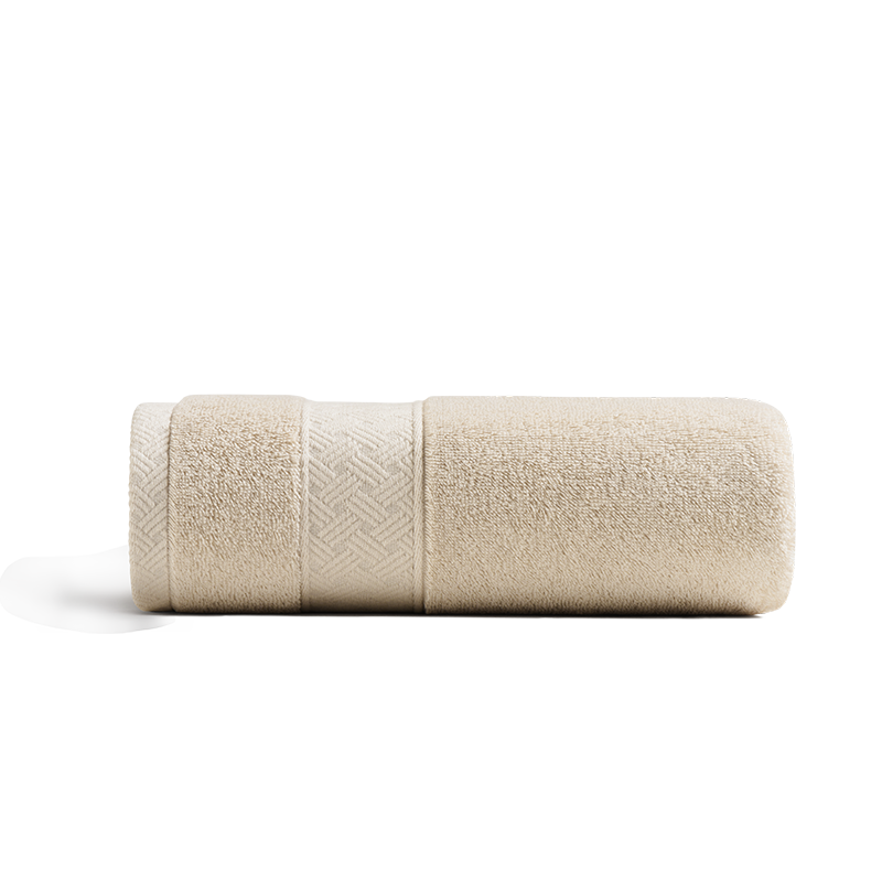 希尔顿毛巾 酒店同款纯棉A类加厚加大尺寸家用洗脸面巾 流金沙 100*50cm