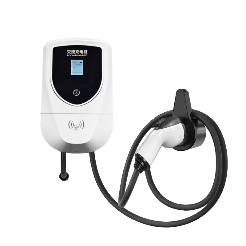 汇腾兼容腾势充电桩220v家用7kW立柱壁挂式刷卡手机预约 腾势D9 【7KW 3米】即插即充+充满自停