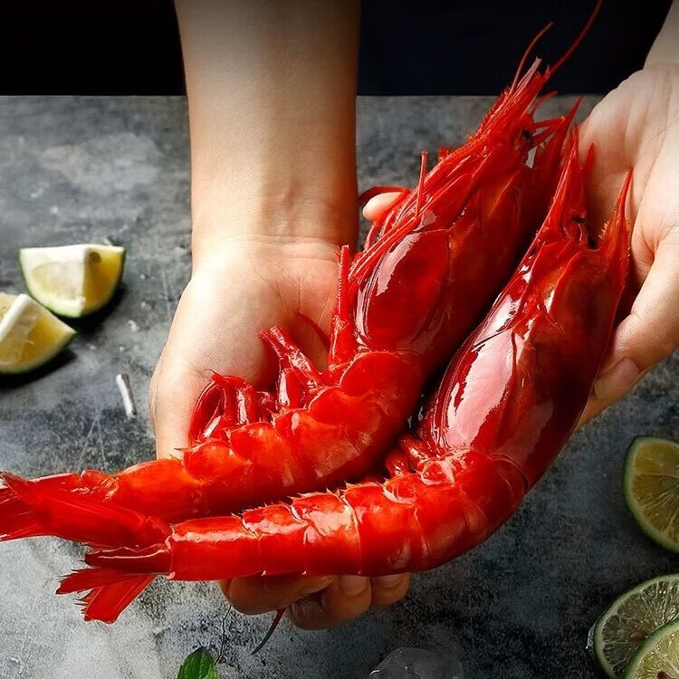红魔虾新鲜特大号红虾鲜活冷冻刺身虾海虾超大虾水产顺丰网红同款 刺身级别正宗红魔虾 400g(净重)  【约2-4只/斤】（网红爆款）