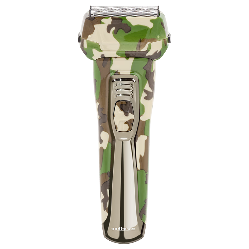 欧点 往复式电动剃须刀 剃须刀 刮胡刀 动力强劲胡须刀 鬓角修剪刀 礼物送男友送老公 BOX512【绿色|3刀头|全身水洗】