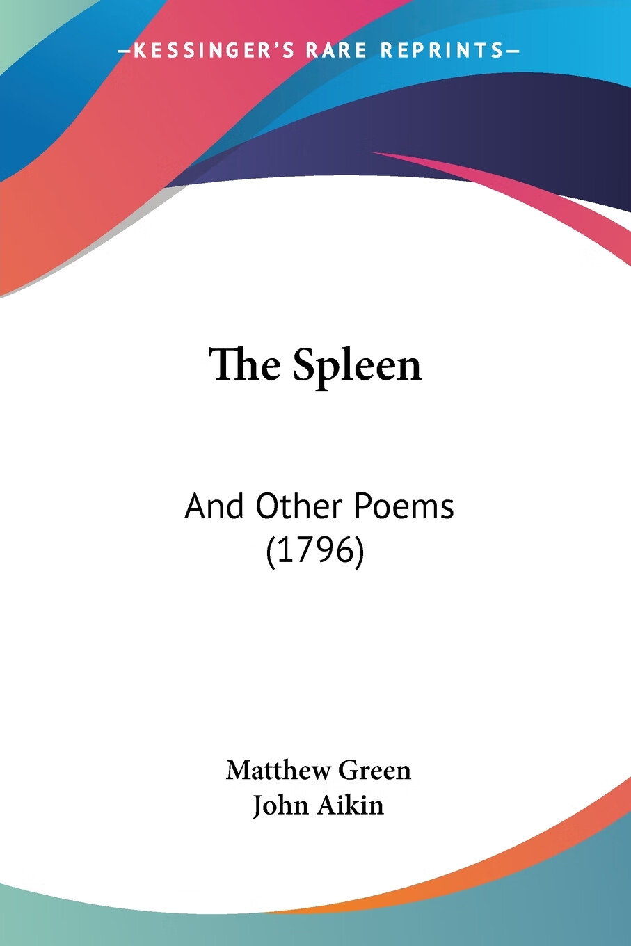 【预售按需印刷】the spleen