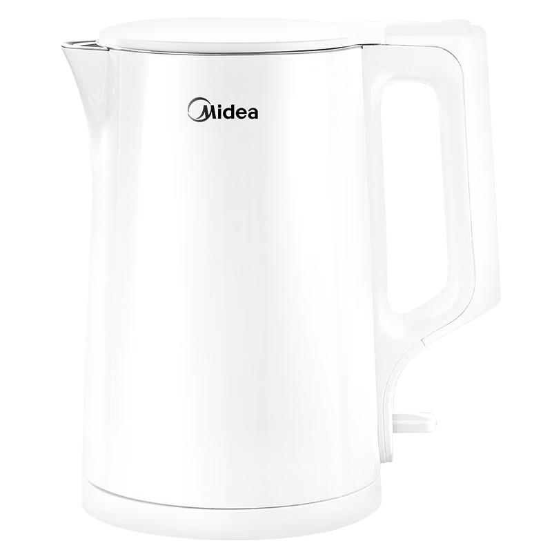 美的（Midea）电烧水壶电热水壶家用1.5L容量316L母婴级不锈钢无缝内胆双层防烫自动断电MK-HJ1566-PRO