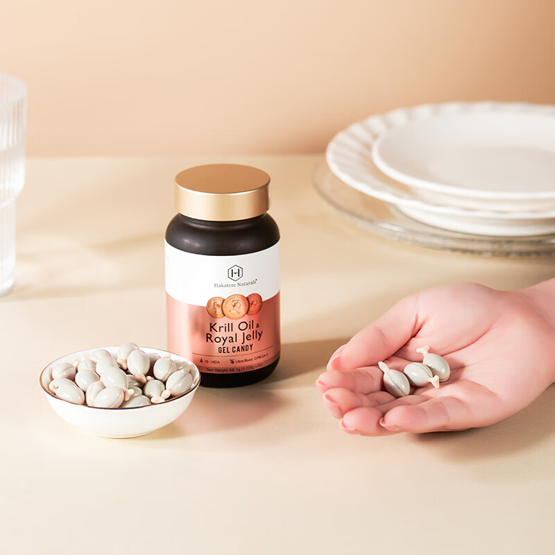 荷塔威南极磷虾油深海鱼油磷脂omega3虾青素蜂王浆新西兰进口