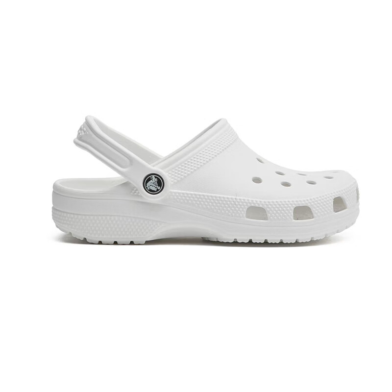 卡洛驰crocs 男女同款洞洞鞋经典款户外休闲鞋女鞋卡骆班日常沙滩鞋男鞋 经典款 白色 41 -42=W10