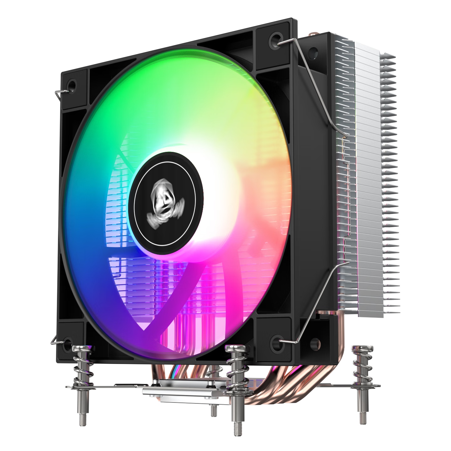 鑫谷散熱器 風(fēng)冷散熱器 CPU散熱器 石墨烯散熱片 散熱器六銅管 雙塔雙風(fēng)扇 單塔散熱器 ARGB神光同步 快裝K4 SE 多彩版「intel專(zhuān)用」