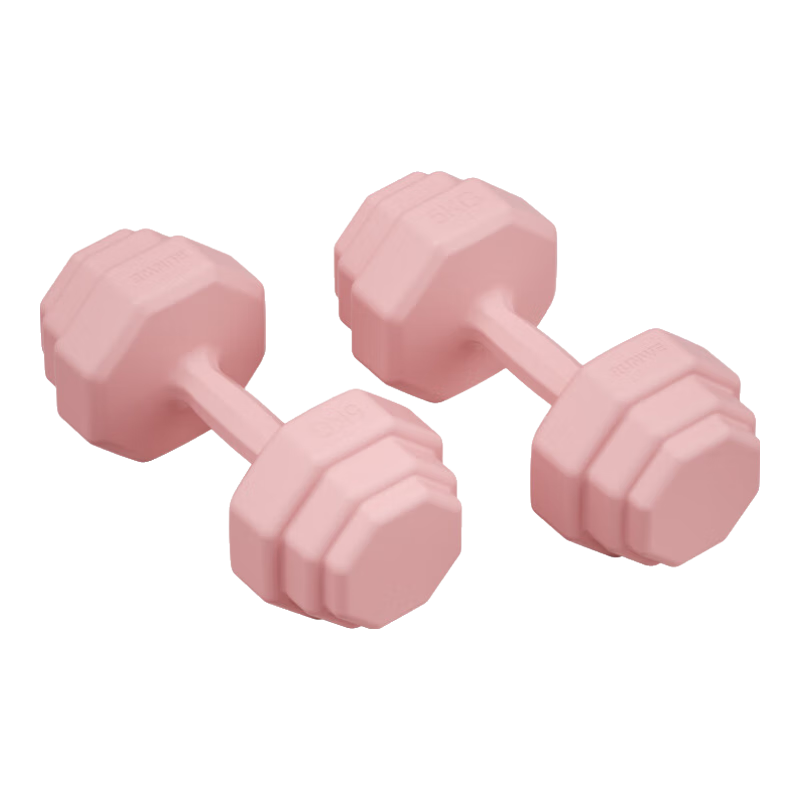 百亿补贴:朗威哑铃女士健身家用包胶小哑铃青少年初学者练臂塑形瘦肚子健身器材 樱花粉 5KG *262.8元