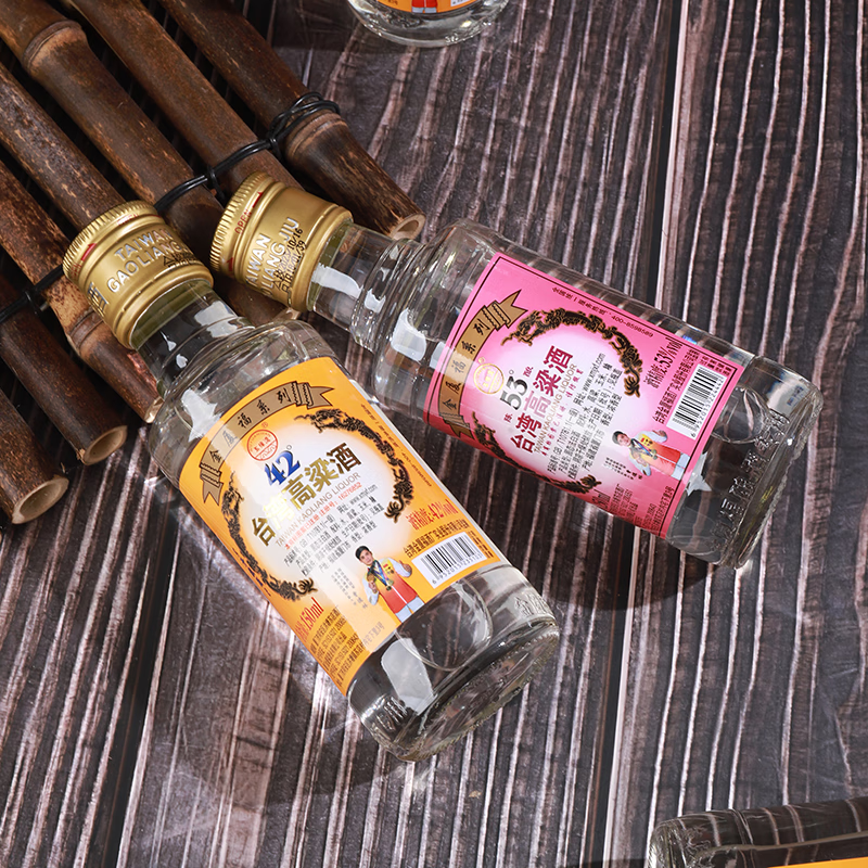 五缘湾正宗台湾高粱酒42度150ml 浓香型白酒小瓶装纯粮食固态发酵口粮酒 42度 150mL 6瓶