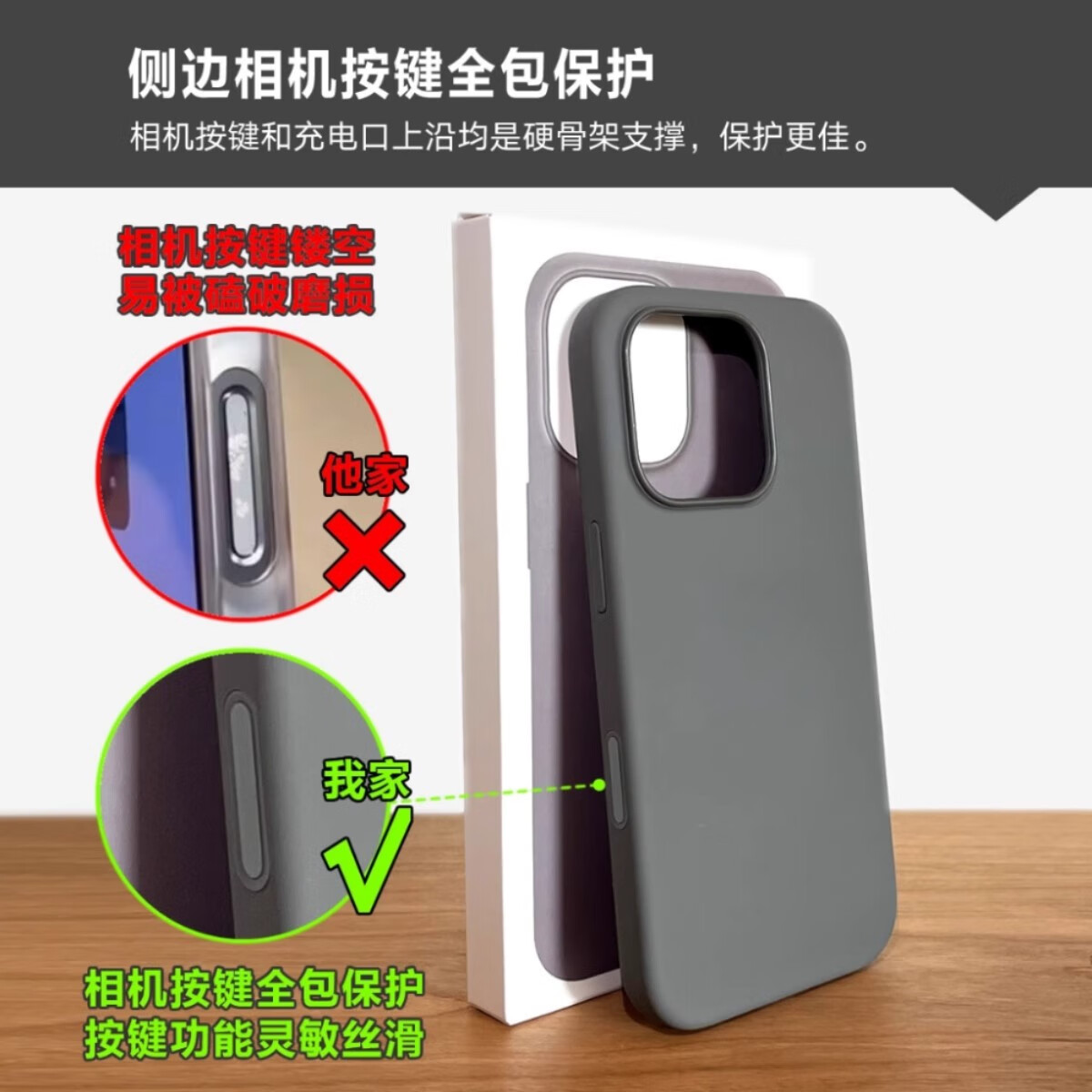 华强北适用iphone16pro手机壳液态硅胶苹果16promax磁吸防摔硅胶 【亚克力】顶配蓝宝石玻璃按键 iPhone16plus