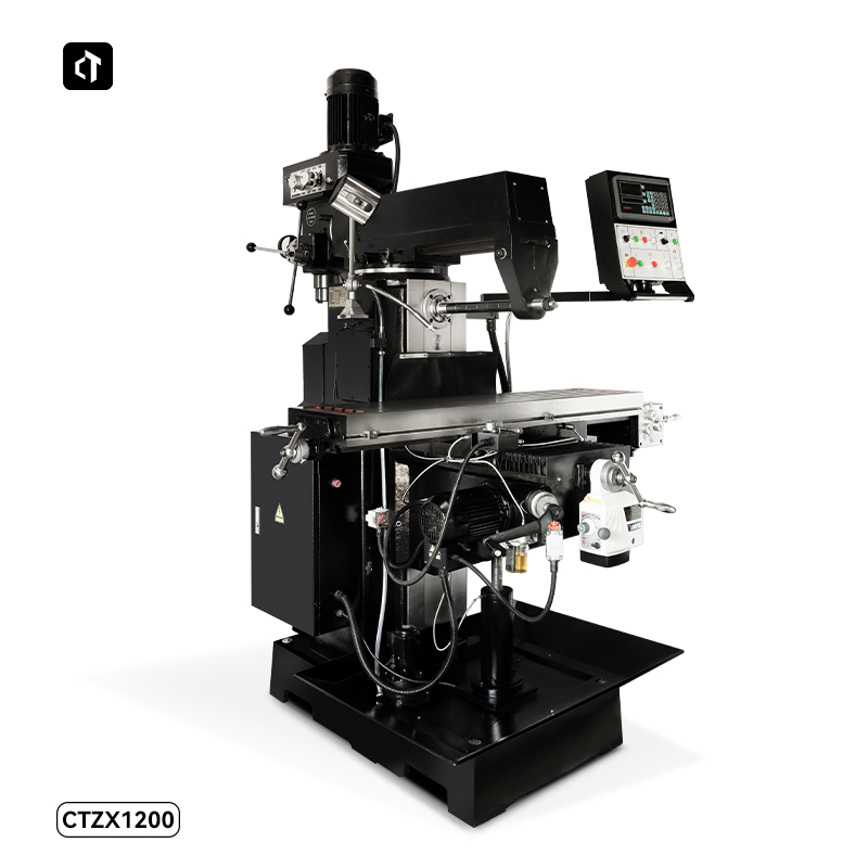 呲铁ctzx1200立卧两用钻铣床5号炮塔铣床钻铣床立式铣床卧式铣床