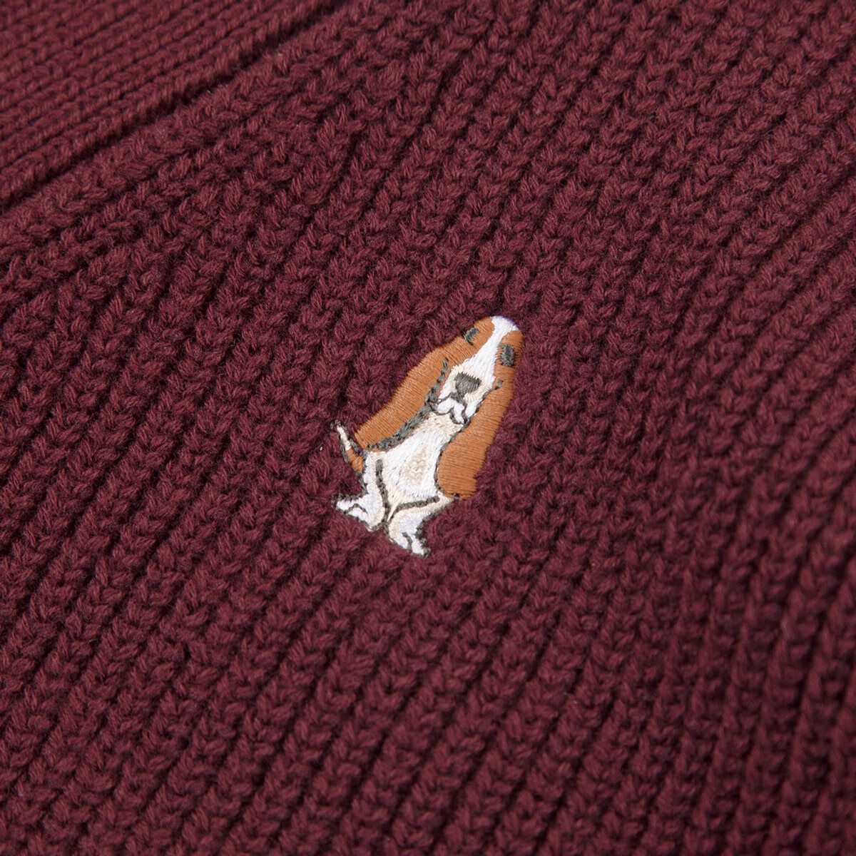 暇步士（Hush Puppies）童装儿童男大童2025秋季新款时尚童趣贴布绣马术系列开身线衣 波尔多红 110 cm