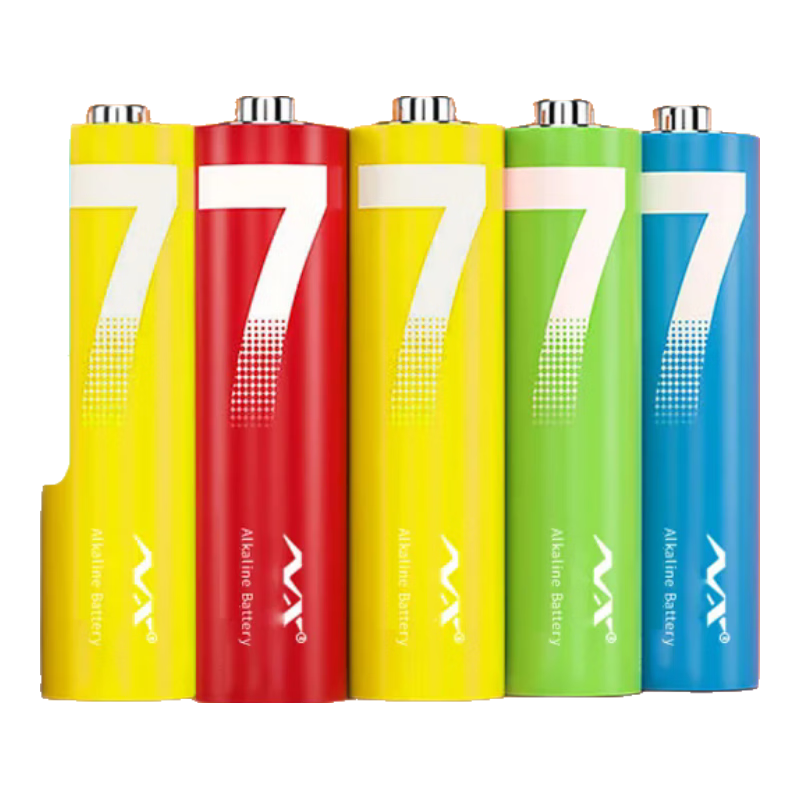 彩虹电池5号7号小米平替碱性电池碳性电池玩具电子秤血压仪遥控器鼠标小风扇电池 5号碳性10粒