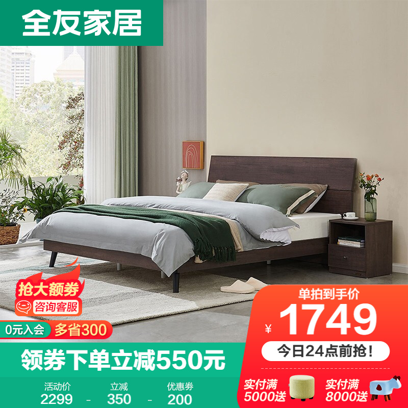参考对比【全友（QUANU）板式床】用完一个月后评测质量怎么样？