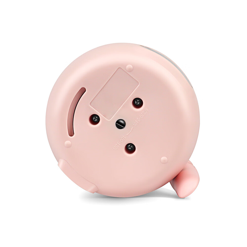 北欧欧慕便携式硅胶折叠水壶可折叠旅行出差假期 粉色 0.6L