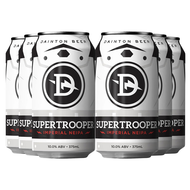 丹顿澳大利亚进口丹顿风暴兵团双倍浑浊IPA/血橙果汁/火烈鸟精酿啤酒 375mL 6罐 风暴兵团双倍浑浊IPA