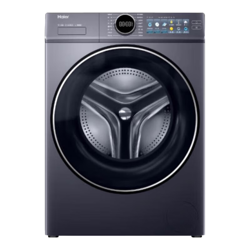海尔（Haier）【云溪4.0顶配版】77E滚筒洗衣机全自动直驱精华洗2.0薄平嵌 羊毛绿标认证 一级能效 77E 滚筒洗烘 |直驱精华洗2.0+1.21高洗净比