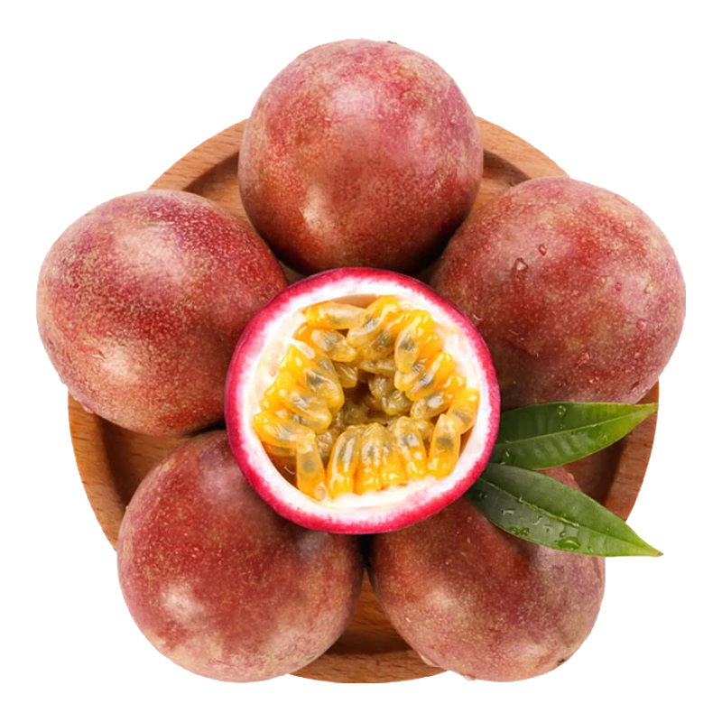 京鲜生 广西紫皮百香果 2斤装 约13-15粒 单果约70g 酸甜风味 新鲜水果