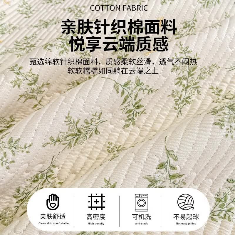 无印良品a类母婴级加厚床单单件1.5米x2米床盖防滑单人被单炕单床上三件套 茶艺【A类母婴 柔滑细腻】 150cmx200cm-单床盖