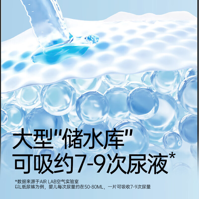 碧芭宝贝大鱼海棠铂金装试用装夏季超薄透气尿裤旅行装 纸尿裤L-8片（9-14kg）