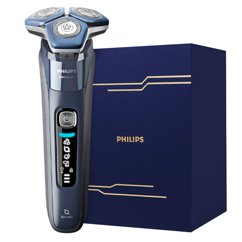 飛利浦（PHILIPS）【周杰倫推薦】電動(dòng)剃須刀旋護(hù)7系Pro SkinIQ智能刮胡刀 生日禮物送男友送老公父親節(jié)禮物國(guó)家補(bǔ)貼
