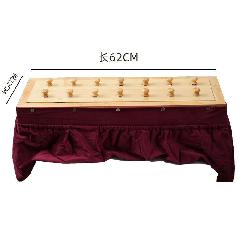 美容院无烟督脉灸工具龙骨灸器具隔姜灸火龙灸多功能背部随身艾灸 双排14柱督脉灸