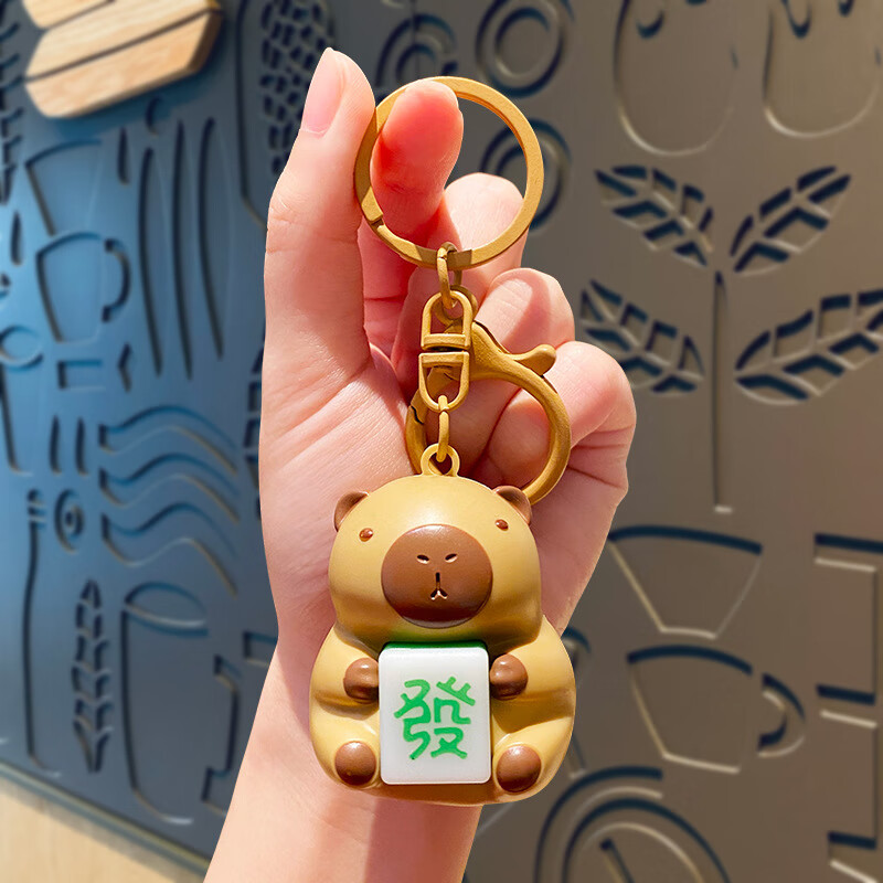 ��ʫŷ��Ƥ����ë�޹Ҽ�����ˮ�࿨ͨ��������Կ�׿ۿɰ�����С��Ʒ ����������Ƥ-�l